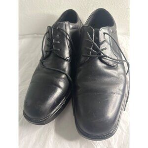 Nunn Bush Men’s Black Leather Lace-Up Oxford Dress Shoes Size 10.5 old money y2k